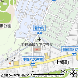 神奈川県横浜市栄区中野町988-6周辺の地図