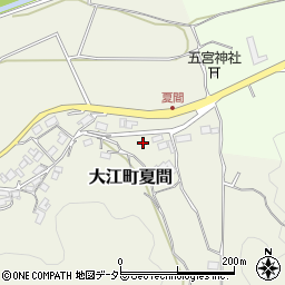 京都府福知山市大江町夏間299周辺の地図