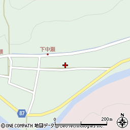 兵庫県養父市中瀬982周辺の地図