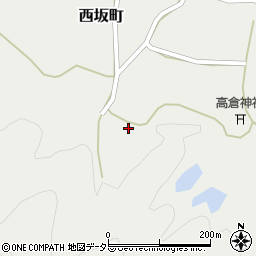 京都府綾部市西坂町大門周辺の地図