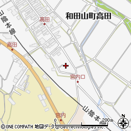 兵庫県朝来市和田山町高田151周辺の地図