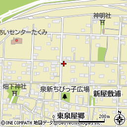 愛知県一宮市北方町北方東泉屋郷79周辺の地図