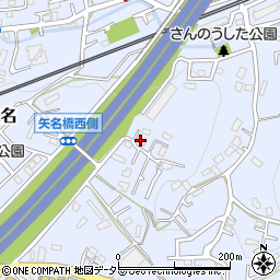 シティハイム矢名周辺の地図
