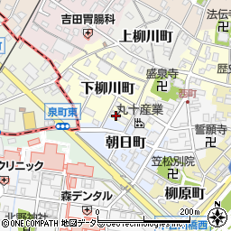 岐阜県羽島郡笠松町下柳川町79周辺の地図