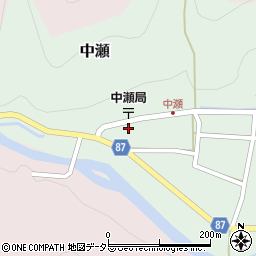 兵庫県養父市中瀬1008周辺の地図