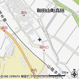 兵庫県朝来市和田山町高田155周辺の地図