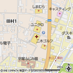 マルハン平塚店周辺の地図
