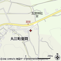 京都府福知山市大江町夏間340周辺の地図