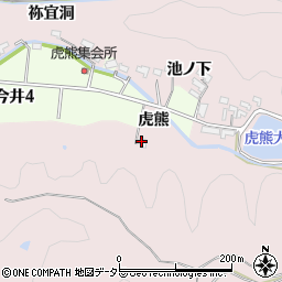 愛知県犬山市今井虎熊29周辺の地図