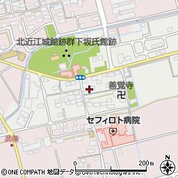 滋賀県長浜市下坂中町157周辺の地図