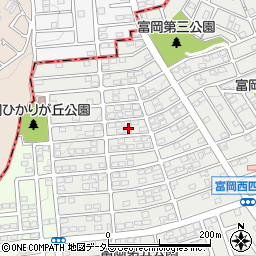 神奈川県横浜市金沢区富岡西4丁目64周辺の地図