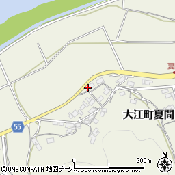 京都府福知山市大江町夏間266周辺の地図