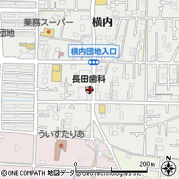 長田歯科医院周辺の地図