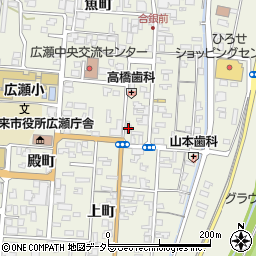 島根県安来市広瀬町広瀬本町921周辺の地図
