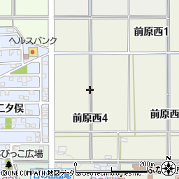 愛知県犬山市前原西4丁目周辺の地図