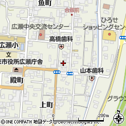 島根県安来市広瀬町広瀬本町916周辺の地図