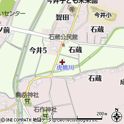 愛知県犬山市今井5丁目201周辺の地図