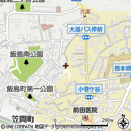 飯島町第二公園周辺の地図