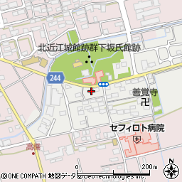 滋賀県長浜市下坂中町171周辺の地図