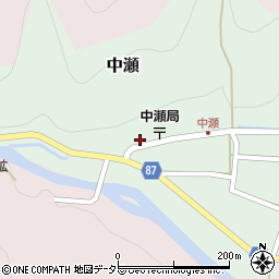 兵庫県養父市中瀬1426周辺の地図