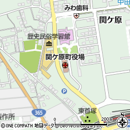 岐阜県関ケ原町（不破郡）周辺の地図