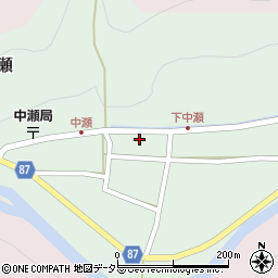 兵庫県養父市中瀬994周辺の地図