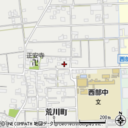 岐阜県大垣市荒川町185-1周辺の地図