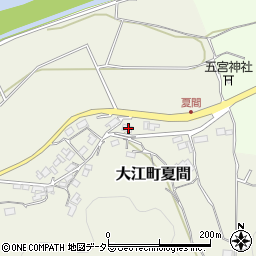 京都府福知山市大江町夏間310周辺の地図