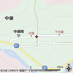 兵庫県養父市中瀬999周辺の地図