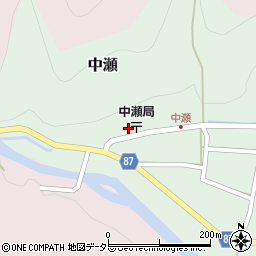 兵庫県養父市中瀬1428周辺の地図