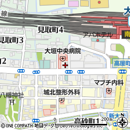 名進研大垣駅前校周辺の地図
