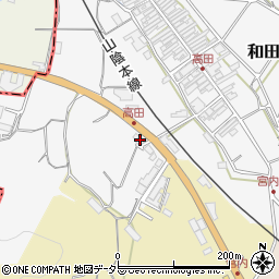 兵庫県朝来市和田山町高田18周辺の地図