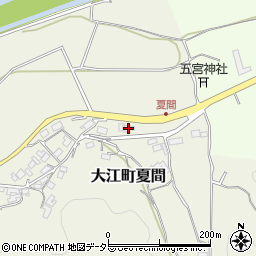 京都府福知山市大江町夏間316周辺の地図