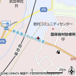 岐阜県恵那市領家1674-1周辺の地図