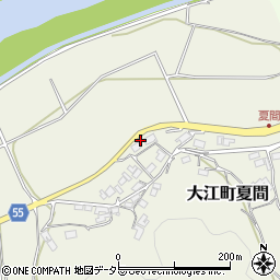 京都府福知山市大江町夏間267周辺の地図