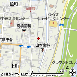 島根県安来市広瀬町広瀬本町1164周辺の地図