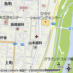 島根県安来市広瀬町広瀬本町1166周辺の地図