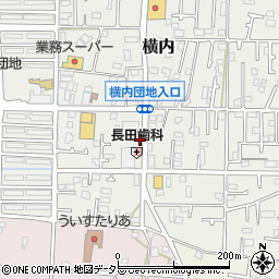 神奈川県平塚市横内4083周辺の地図