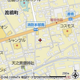 島根県出雲市渡橋町525周辺の地図