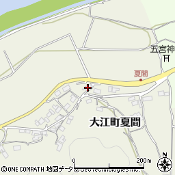 京都府福知山市大江町夏間305周辺の地図