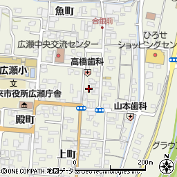 島根県安来市広瀬町広瀬本町909周辺の地図