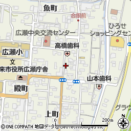 島根県安来市広瀬町広瀬本町908周辺の地図