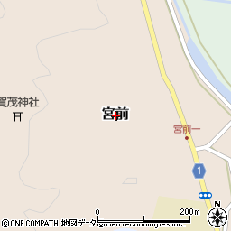 鳥取県西伯郡南部町宮前周辺の地図