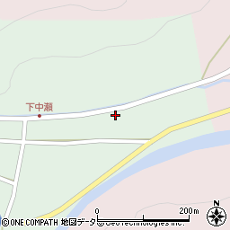 兵庫県養父市中瀬894周辺の地図