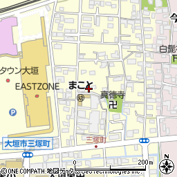 岐阜県大垣市三塚町1011周辺の地図