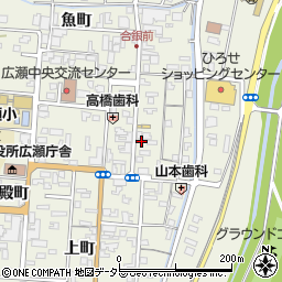 島根県安来市広瀬町広瀬本町905周辺の地図