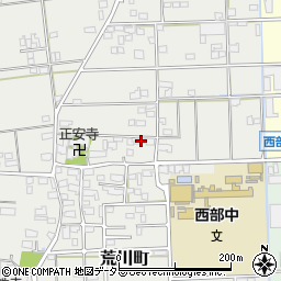 岐阜県大垣市荒川町185周辺の地図