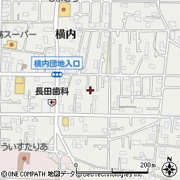 神奈川県平塚市横内4112周辺の地図