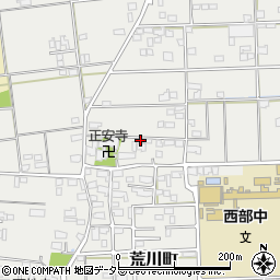 岐阜県大垣市荒川町191-9周辺の地図