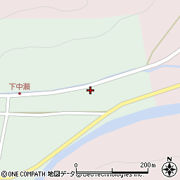 兵庫県養父市中瀬886周辺の地図
